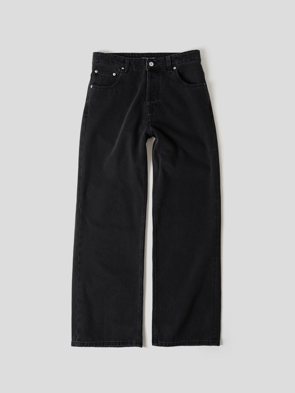 JACQUEMUS De Nimes Black Wide Leg Jeans